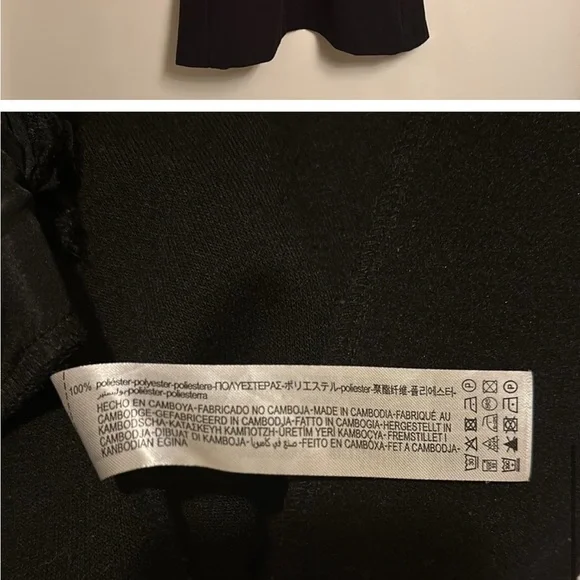 Zara Classic Black Trench Coat - Picture 6 of 6